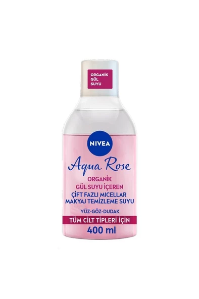 Nivea Aqua Rose Micellar Gül Suyu Makyaj Temizleme Suyu 400 ml