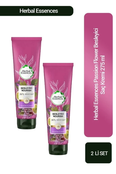 Herbal Essences Passion Flower Besleyici Saç Kremi 275 ml x2