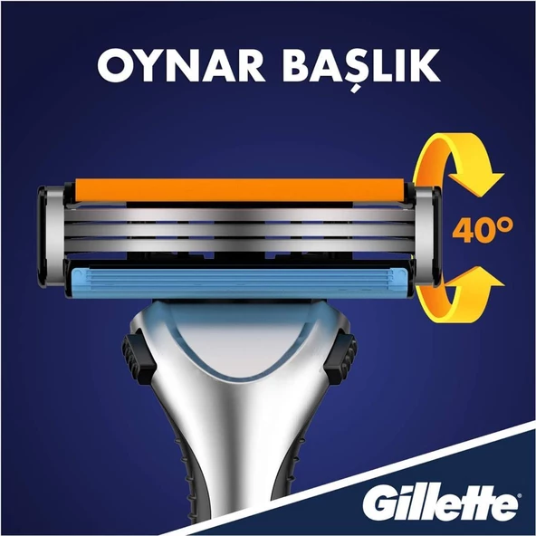 Gillette Sensor 3 Tıraş Makinesi + 6 Yedek Tıraş Bıçağı - 5