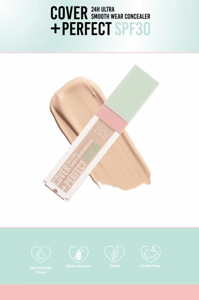 Show By Pastel Cover+Perfect SPF30 Ultra Kapatıcı 303 Baby Powder - 4