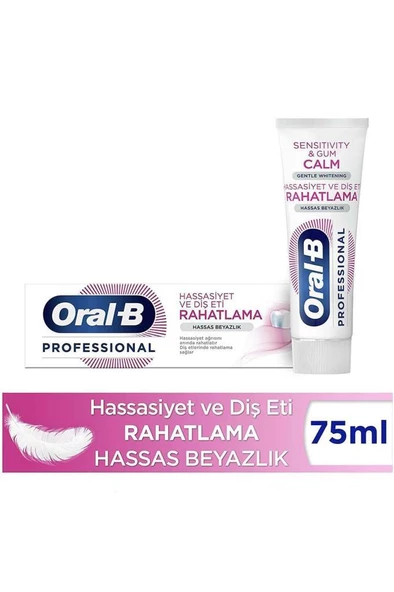 Oral-B Professional Hassasiyet Ve Diş Eti Rahatlama Beyazlık Diş Macunu 75 ml