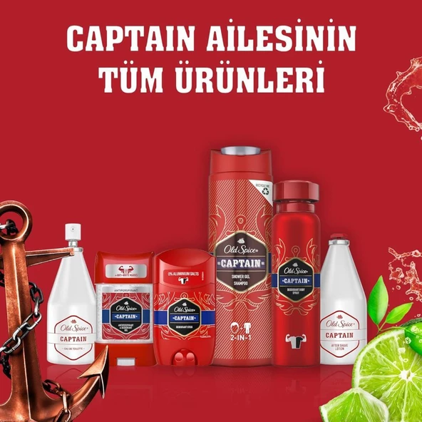 Old Spice Captain 3In1 Duş Jeli Şampuan 400 Ml - 3