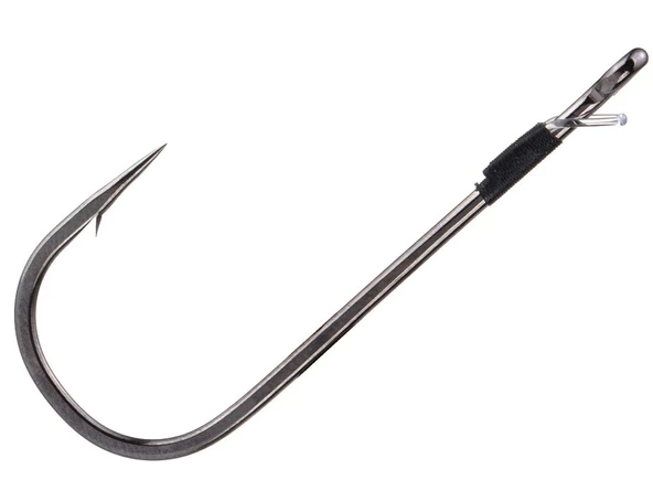 Hayabusa FPP Straight Delikli Lüfer İğnesi Black Nikel  1/0