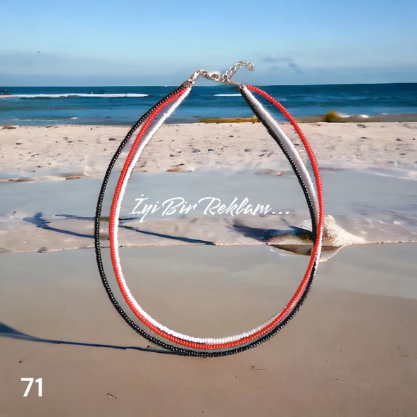 Kum Boncuk Kolye - 3