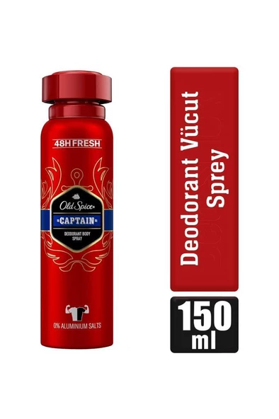 Old Spice Captain Deodorant Body Spray 150 ml - 2
