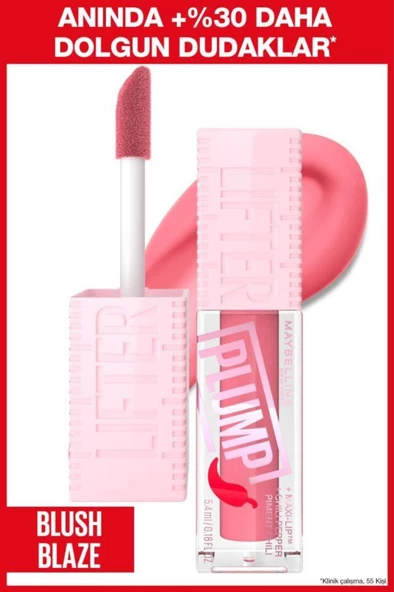 Maybelline New York Lifter Plump Dudak Parlatıcısı 001 Blush Blaze