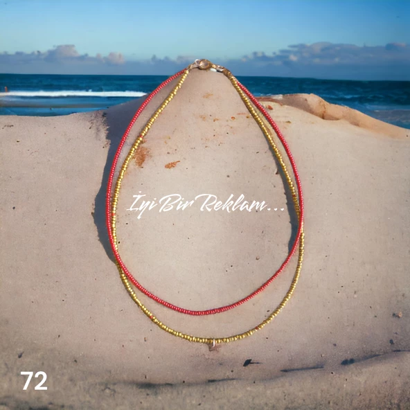 Kum Boncuk Kolye - 3