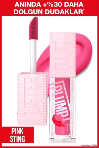 Maybelline New York Lifter Plump Dudak Parlatıcısı 003 Pink Sting