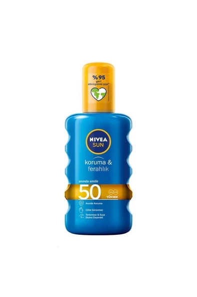 Nivea Sun Koruma&Ferahlık SPF50 Transparan Güneş Koruyucu 200 ml - 2