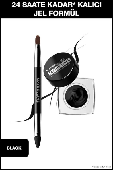 Maybelline New York Tattoo Liner Gel Pot Eyeliner Siyah