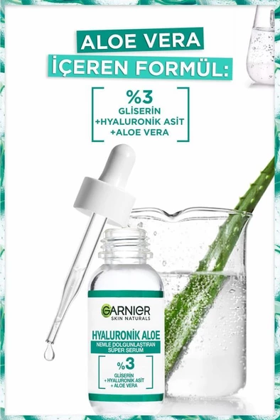 Garnier Hyaluronik Aloe Nemlendirici Ve Dolgunlaştırıcı Süper Serum 30 ml - 6