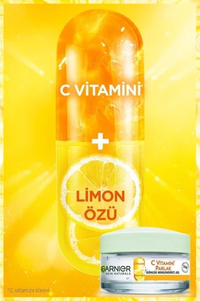 Garnier C Vitamini Parlak Günlük Nemlendirici Jel 50 ml - 4
