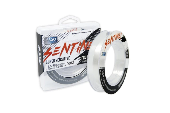 Asso Sentinel Süper Sensitive Japan FC COATED Line 300mt Beyaz  0.37 mm