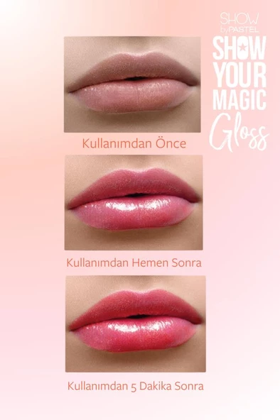 Pastel Show Your Magic Gloss Color Changing Dudak Parlatıcısı - 4
