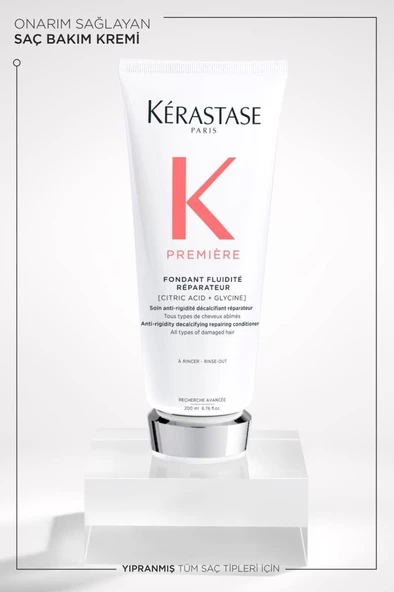 Kerastase Premiere Fondant Fluidite Reparateur 200 ml Saç Bakım Kremi - Resim 4