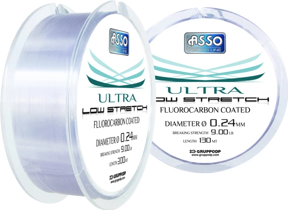 Asso Ultra Low Stretch %100 FC COATED Misina 300mt  0.26 mm