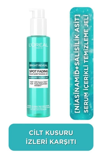 L'Oreal Paris Bright Reveal Niasinamid+Salisilik Asit Yüz Temizleme Jeli 150 ml