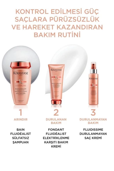 Kerastase  Discipline Fondant Fluidealiste 200 ml Canlandırıcı Saç Kremi - Resim 3