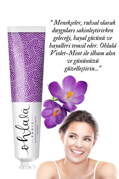 Ohlala Violet Mint Menekşe-Nane Diş Macunu 75 ml - 4