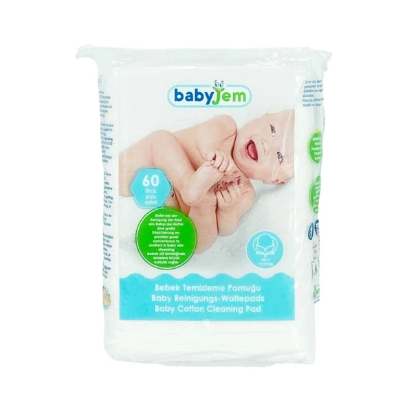 BabyJem Bebek Temizleme Pamuğu 60'lı 561