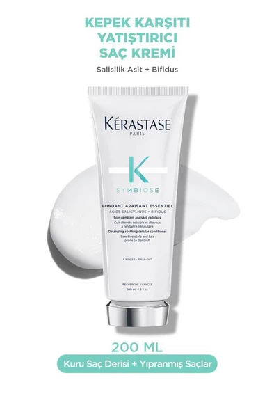 Kerastase Symbiose Kepek Karşıtı Yatıştırıcı Saç kremi 200 ml - Resim 3