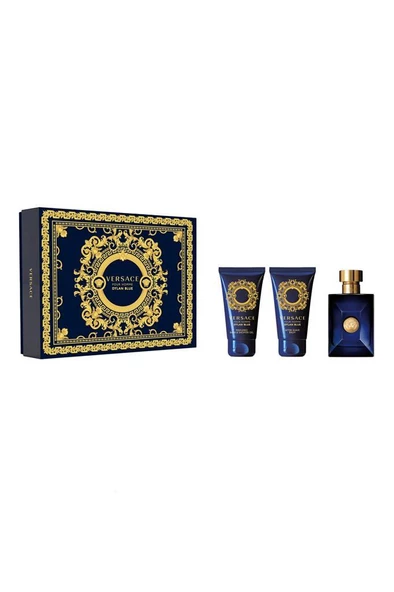 Versace Dylan Blue Pour Homme EDT 50 ml Erkek Parfüm Seti