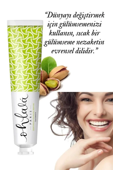 Ohlala Pistachio Mint Antep Fıstığı-Nane Diş Macunu 75 ml - 4