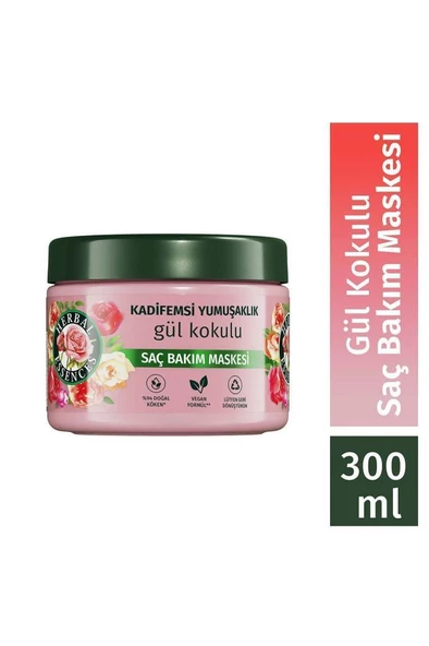 Herbal Essences Kadifemsi Yumuşaklık Gül Kokulu Saç Bakım Maskesi 300 ml