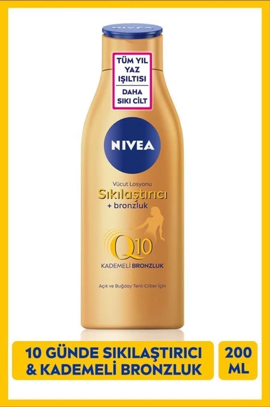 Nivea Sıkılaştırıcı Bronzlaştırıcı Q10 Vücut Losyonu 200 ml - 2
