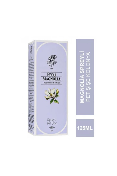 Rebul Magnolia EDC 125 ml Spreyli Pet Şişe