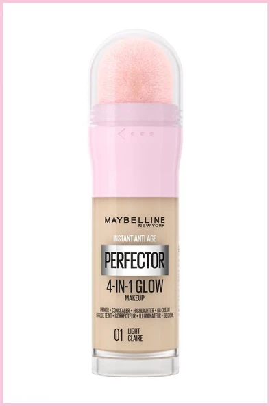 Maybelline New York Instant Perfector Glow 4 Etki 1 Arada Fondöten- 01 Light - 2