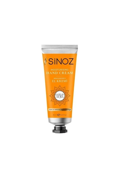 Sinoz Nemlendirici El Kremi Gold Aura 30 ml