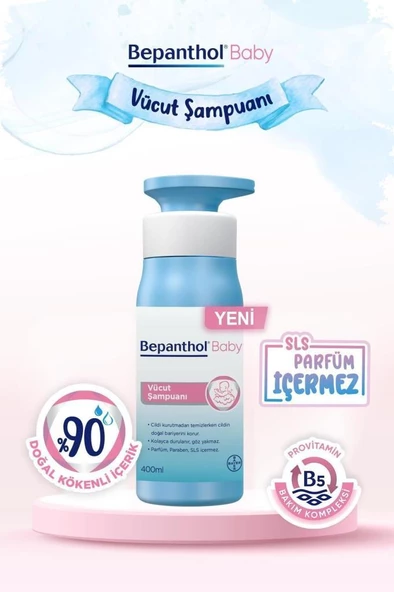 Bepanthol Baby Vücut Şampuan 400 ml - 2