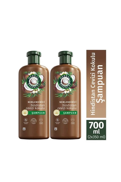 Herbal Essences Nemlendirici Hindistan Cevizi Kokulu Şampuan 350 ml x2