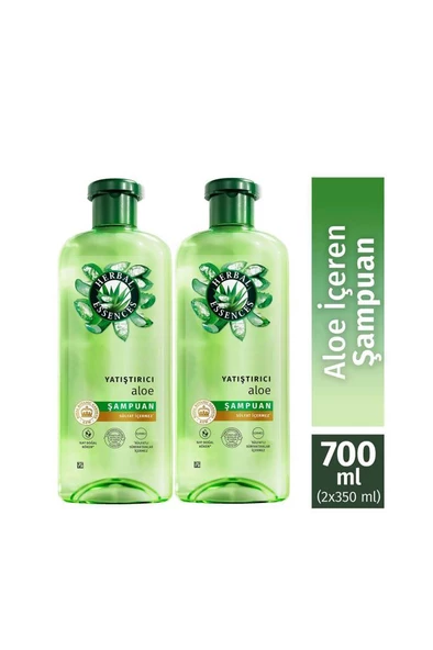 Herbal Essences Yatıştırıcı Aloe İçeren Şampuan 350 ml x2