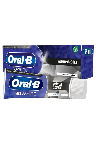 Oral-B Pro-3D White Kömür Özü Ferah Nane 75 ml Diş Macunu - 2