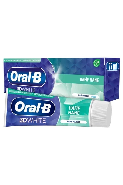 Oral-B Pro-3D White Hafif Nane 75 ml Diş Macunu