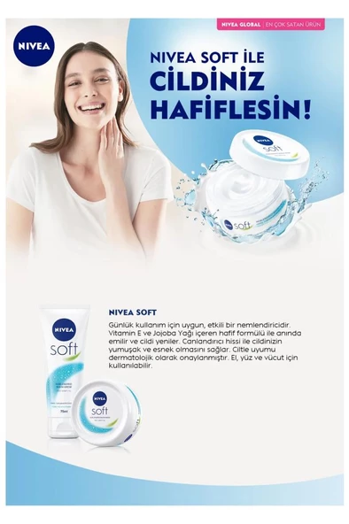 Nivea Soft Bakım Kremi 100 ml - 3