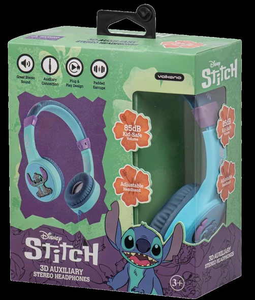 Kablolu Kulaklık Disney Stitch Çocuk Kulaklığı Lisanslı DY-3053-ST