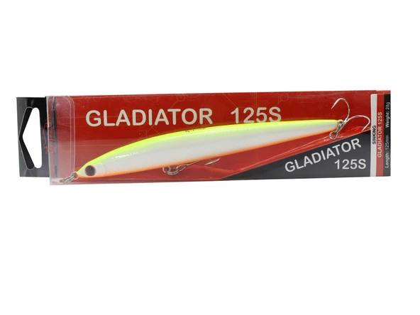 Captain 3438 Gladiator 125 mm Sinking 28 gr Maket Balık  02 - 2