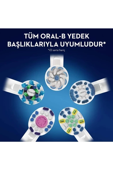 Oral-B D100 Vitality Cross Action Şarjlı Diş Fırçası - Siyah - 7