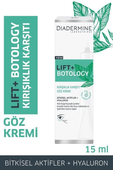 Diadermine Lift + Botology Kırışıklık Karşıtı Göz Kremi 15 ml