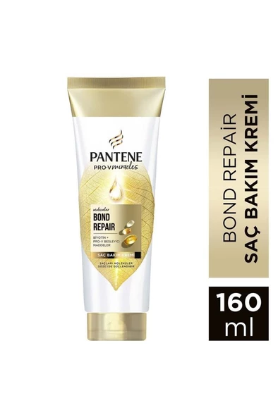 Pantene Bond Repair Yıpranmış Saçlar için Saç Bakım Kremi 160 ml