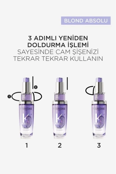 Kerastase Blond Absolu L'huile Cicagloss Sarı Saçlar Için Saç Bakım Yağı 75 ml - 6