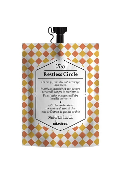 Davines The Restless Circle Tüm Saçlar için Kırık Uç Önleyici Maske 50 ml