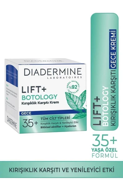 Diadermine Lift+Botology Kırışıklık Karşıtı Gece Yüz Kremi 50 ml