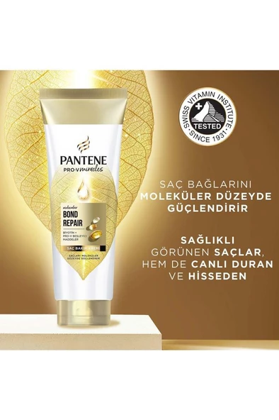 Pantene Bond Repair Yıpranmış Saçlar için Saç Bakım Kremi 160 ml - 5