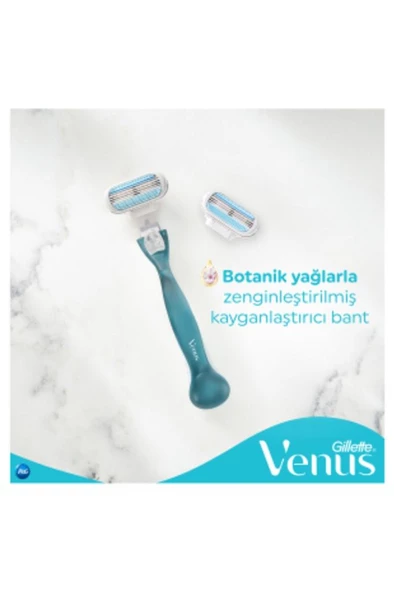 Gillette Venus Smooth Kadın Tıraş Makinesi 3 Yedek Tıraş Bıçağı - 4