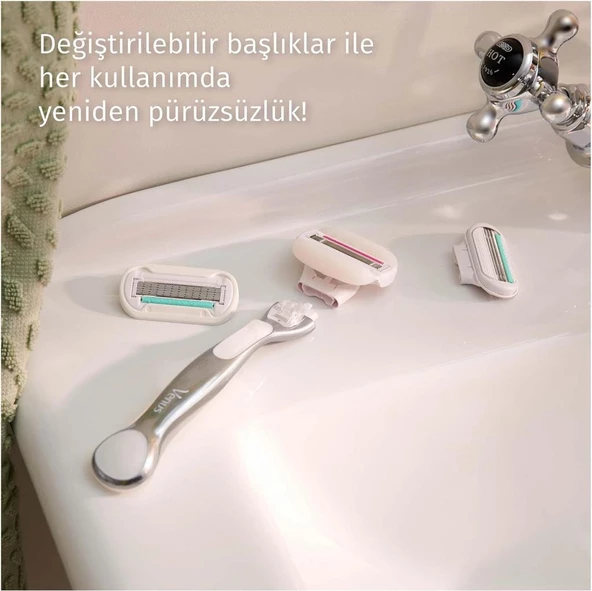 Gillette Venus Comfort Glide Sugarberry Tıraş Makinesi +1 Adet Başlık - 5