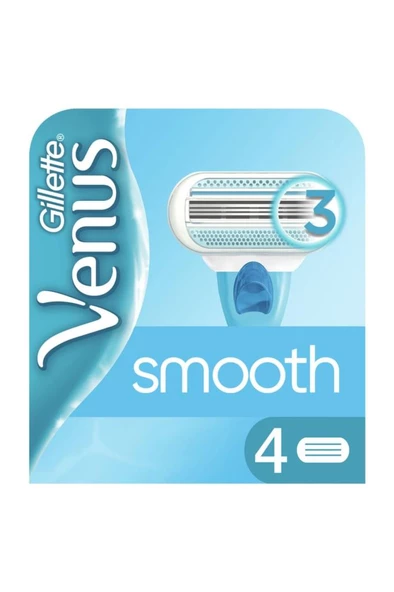 Gillette Venus Yedek Kadın Tıraş Bıçağı 4'lü